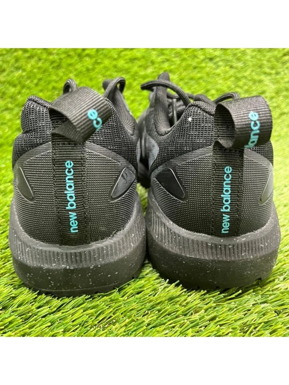 New Balance Logic Womens Size 6 Black Blue Composite Toe Safety Work Shoes